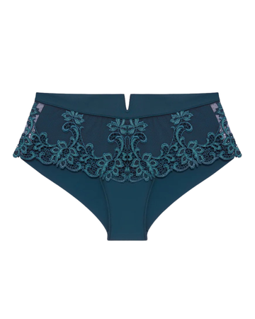 Simone Perele 15C630 Prestige Blue Saga Boyshort Panty Myselflingerie.com